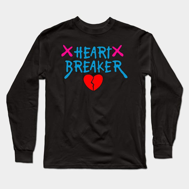 Heartbreaker Long Sleeve T-Shirt by Blackhearttees